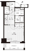 コスモグラン勝どき 1203 間取り図