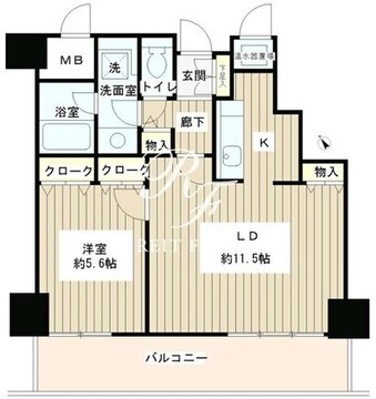 トレステージ目黒 804 間取り図