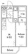 グランパセオ下北沢3 201 間取り図