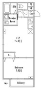 グランパセオ下北沢3 303 間取り図