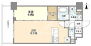 コンフォリア桜上水 403 間取り図
