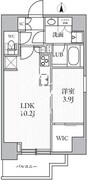 シーズンフラッツ滝野川 502 間取り図