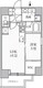 シーズンフラッツ滝野川 502 間取り図