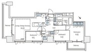 パークタワー大森 2101 間取り図