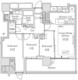 パークタワー大森 2003 間取り図