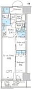 パークアクシス品川天王洲アイル 203 間取り図