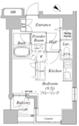 カーサスプレンディッド一番町 602 間取り図