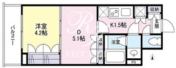 リバーレ池袋 1103 間取り図
