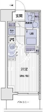 エスティメゾン大島 703 間取り図