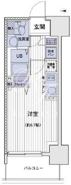エスティメゾン大島 706 間取り図