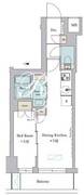 ブリリアイスト門前仲町 502 間取り図