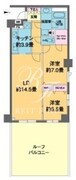 カスタリア高輪 209 間取り図