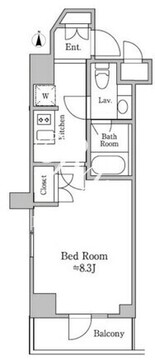 レジディア板橋 401 間取り図
