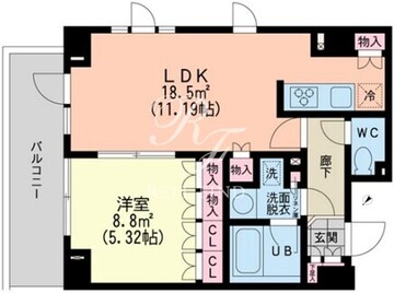 エスティメゾン新中野 307 間取り図