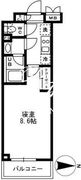 レジディア亀戸 609 間取り図