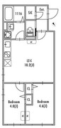 グランパセオ中野4 305 間取り図