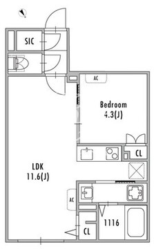 グランパセオ中野4 001 間取り図