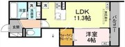セレスティア中野上高田 308 間取り図