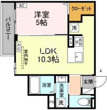 セレスティア中野上高田 302 間取り図