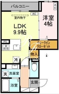 セレスティア中野上高田 106 間取り図