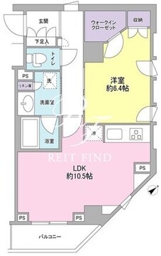 スタイリオ中延駅前 608 間取り図
