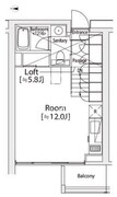 カスタリア渋谷櫻丘 207 間取り図