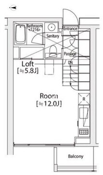 カスタリア渋谷櫻丘 207 間取り図