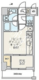 クレストコート北千住レジデンス 302 間取り図