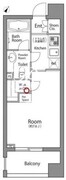 レジディア池袋ウエスト 602 間取り図