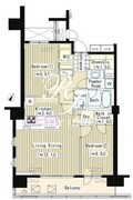 プライムアーバン東中野コート 813 間取り図