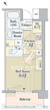 プライムアーバン東中野コート 602 間取り図