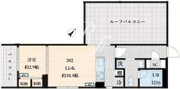 フレア島津山 502 間取り図