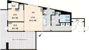 フレア島津山 501 間取り図