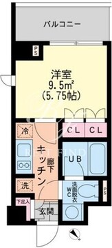 エスティメゾン新中野 101 間取り図