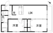 カルディア中央 401 間取り図