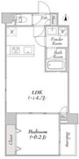 ルミーク大山 404 間取り図