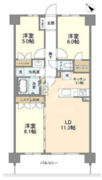 アークシティ船堀 407 間取り図