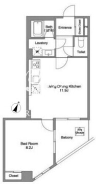 BPRレジデンス練馬富士見台 203 間取り図