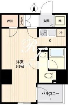 オーキッドレジデンス大島 603 間取り図