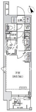 ブランシエスタ駒込 701 間取り図