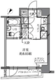 HF八丁堀レジデンス2 505 間取り図