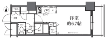 HF駒沢公園レジデンスタワー 1506 間取り図