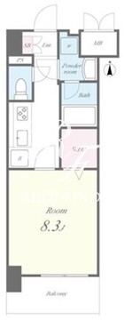 グラシーナ文京 402 間取り図