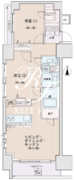 エスティメゾン錦糸町2 1207 間取り図