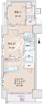 エスティメゾン錦糸町2 1207 間取り図