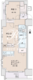 エスティメゾン錦糸町2 1207 間取り図