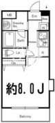 ドゥーエ西大島2 608 間取り図