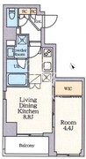 クレストコート南長崎 209 間取り図
