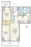 クレストコート南長崎 210 間取り図