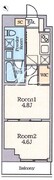 クレストコート南長崎 206 間取り図